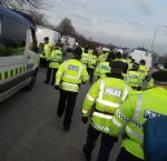Greater Manchester Police on Barton Moss Road